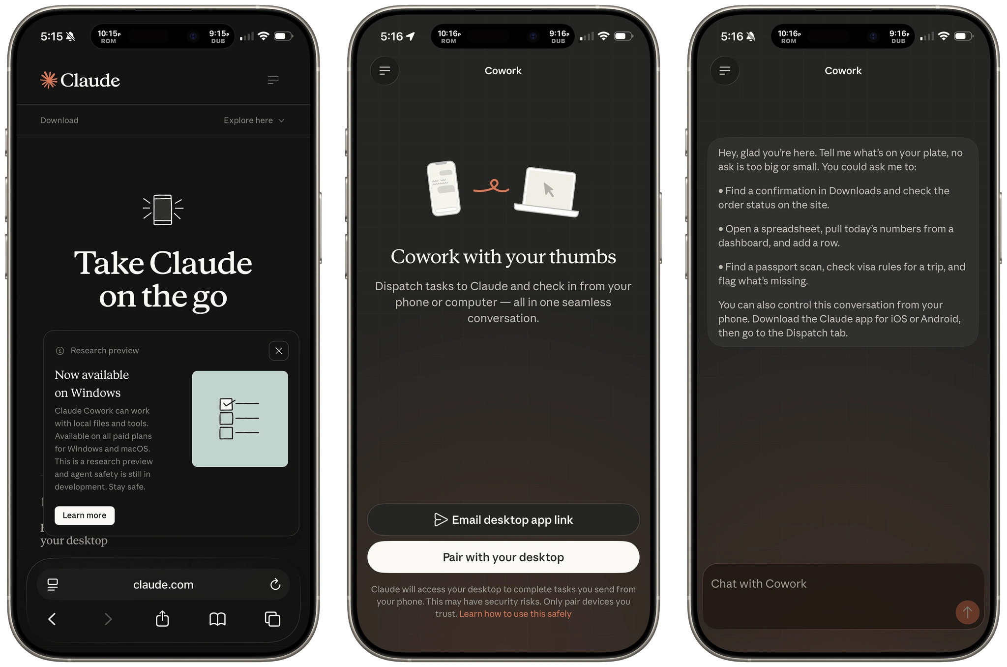 Claude Dispatch transforma celular em controle remoto de IA