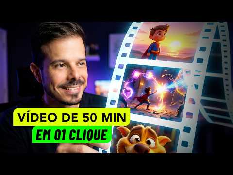 Essa IA Cria Vídeos de 50 MINUTOS com 1 Clique – SEM PRECISAR DE EDIÇÃO