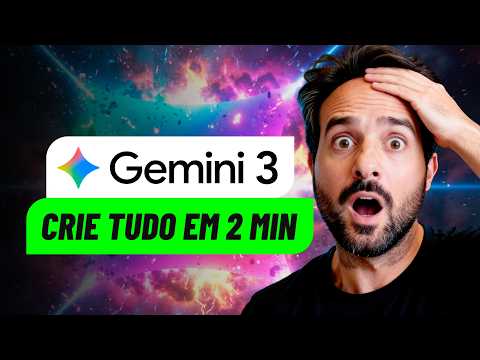 Criei um APP em 60 Segundos com o GEMINI 3 (Sem Programar)