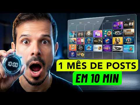 MÁQUINA DE PRODUTIVIDADE – Crie uma PANCADA de Posts em Poucos Cliques