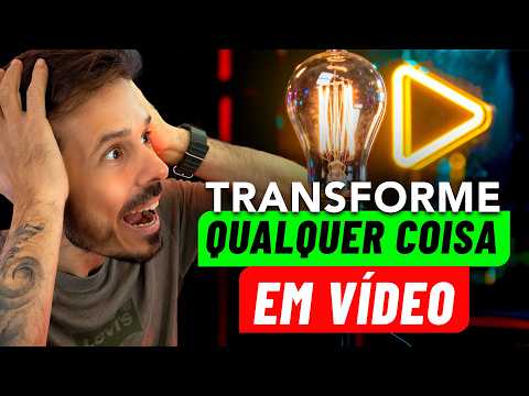 Testei Uma IA Que Transforma TUDO em VÍDEO e o RESULTADO é IMPRESSIONANTE