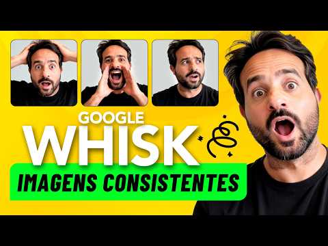 Como Criar Imagens e VÍDEOS com CONSISTÊNCIA e REALISMO ABSURDOS! 🔥 (Google WHISK Tutorial Completo)