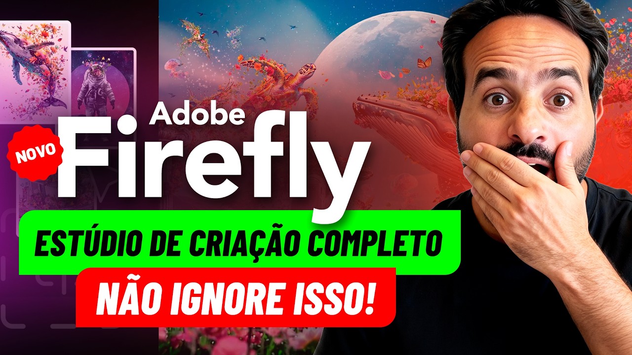 NOVO ADOBE FIREFLY: VOCÊ PRECISA DOMINAR ISSO AGORA! 7 Novidades que MUDARÃO a IA 😱