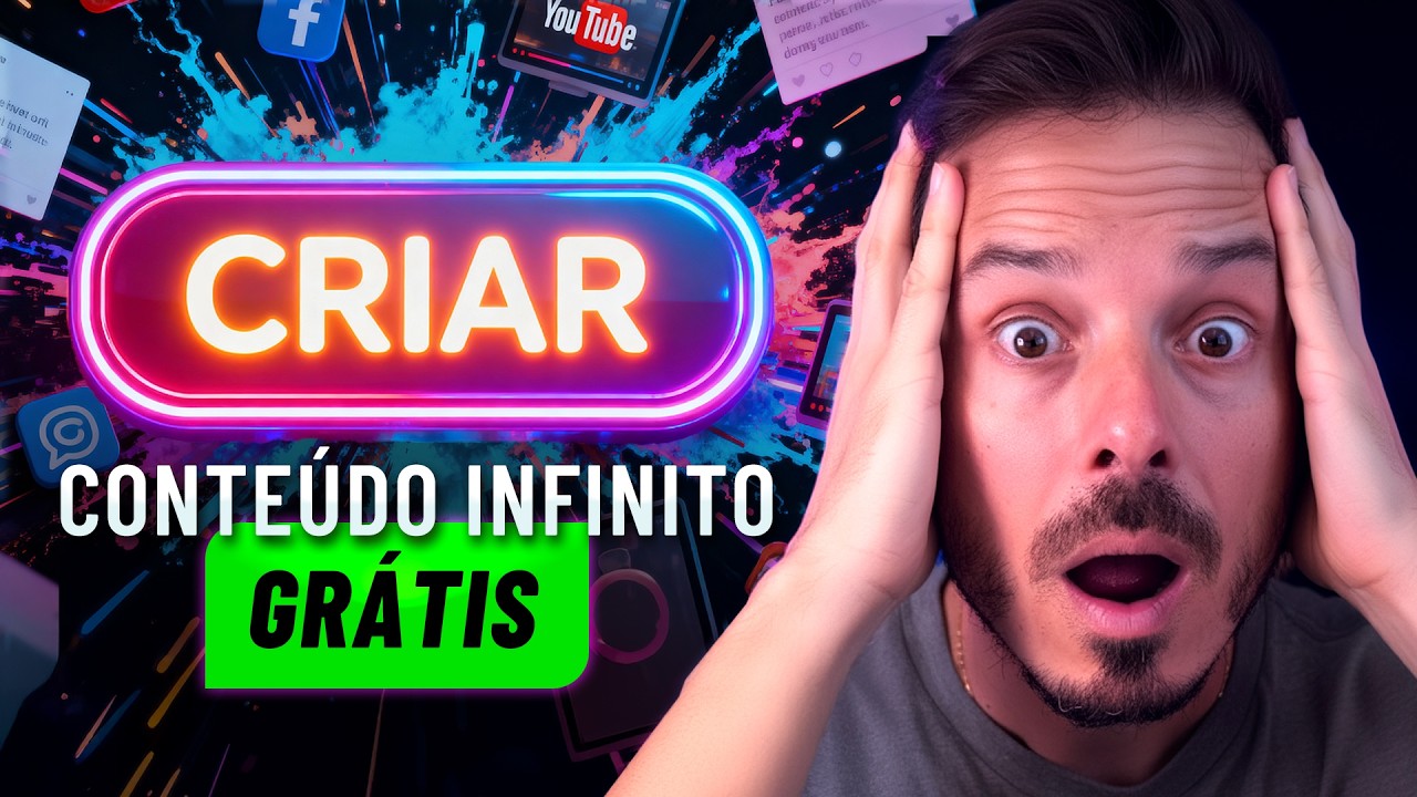 Criei uma PANCADA de CONTEÚDO com POUCOS CLIQUES – GRÁTIS E ILIMITADO