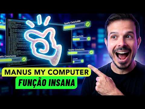Como usar o Manus My Computer para AUTOMATIZAR TUDO