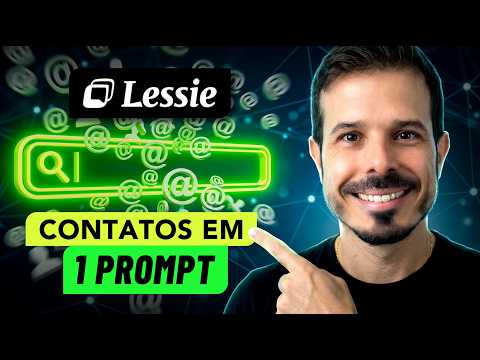 A Inteligência Artificial que ENCONTRA CONTATOS e E-MAILS com 1 Prompt: Lessie AI