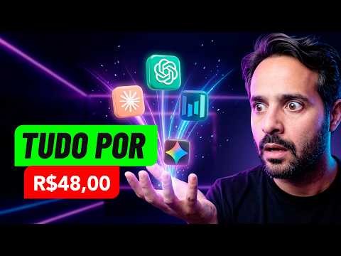 🚨Gasto mais de R$1.500 por mês em IA, testei uma que faz tudo por R$48