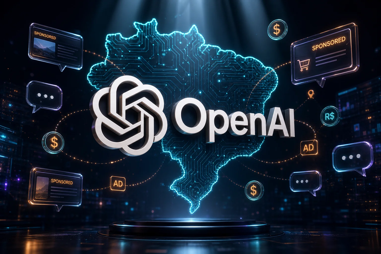 chatgpt anuncios brasil - imagem gerada por IA