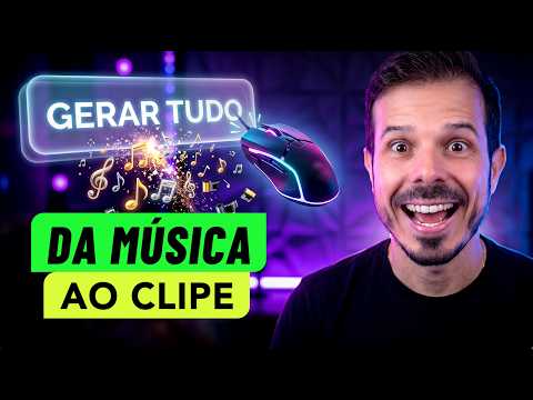 Essa IA Cria MÚSICAS e CLIPES Inteiros em POUCOS CLIQUES