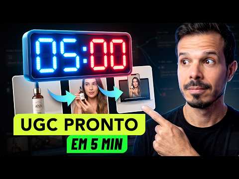 Essa IA Cria Vídeos UGC Completos em 5 Minutos – PASSO A PASSO