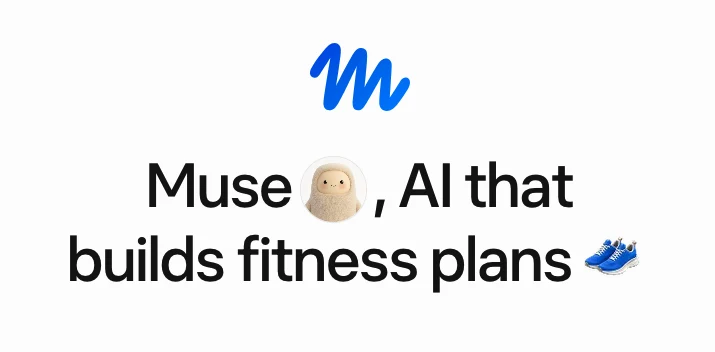 O Muse ajuda a montar planos de treino e fitness personalizados