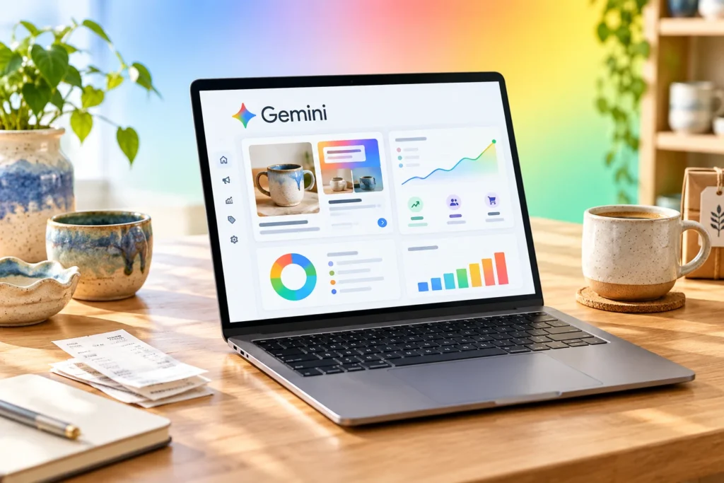 gemini pequenas empresas - imagem gerada por IA