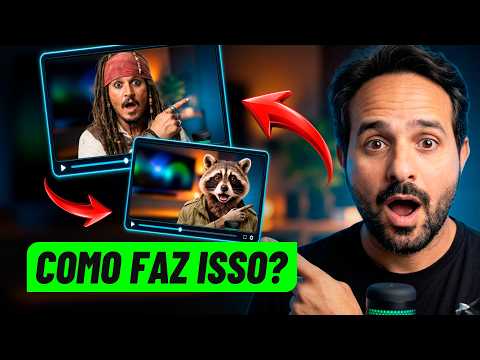 Como Fazer Aqueles Vídeos VIRAIS de Troca de Personagem com IA